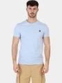 Timberland Short Sleeve Tee férfi rövid ujjú póló világoskék színben 1