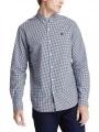 Timberland Micro Gingham Poplin Shirt férfi hosszú ujjú ing kék színben 1