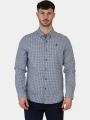 Timberland Micro Gingham Poplin Shirt férfi hosszú ujjú ing világoskék színben 1