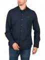 Timberland LS E-R Pop solid shirt férfi hosszú ujjú ing sötétkék színben 1