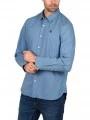 Timberland LS E-R Pop solid shirt férfi hosszú ujjú ing kék színben 1