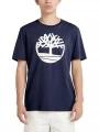 Timberland Tree Logo Short Sleeve Tee férfi rövid ujjú póló sötétkék színben 1