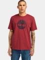 Timberland Tree Logo Short Sleeve Tee férfi rövid ujjú póló piros színben 1