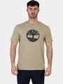 Timberland Tree Logo Short Sleeve Tee férfi rövid ujjú póló oliva színben 1