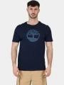 Timberland Tree Logo Short Sleeve Tee férfi rövid ujjú póló sötétkék színben 1