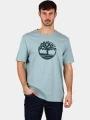 Timberland Tree Logo Short Sleeve Tee férfi rövid ujjú póló kék színben 1