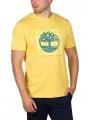 Timberland Short Sleeve Front Graphic Tee férfi rövid ujjú póló sárga színben 1