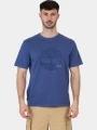 Timberland Garment Dye Logo Graphic Tee férfi rövid ujjú póló sötétkék színben 1