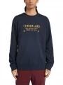 Timberland Ls Roc Utility Crew Sweatshirt Regular férfi pulóver sötétkék színben 1