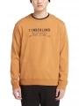 Timberland Ls Roc Utility Crew Sweatshirt Regular férfi pulóver barna színben 1