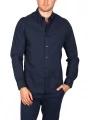 Timberland Stretch Poplin Shirt férfi hosszú ujjú ing sötétkék színben 1