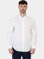 Timberland Long Sleeve Stretch Poplin Shirt férfi hosszú ujjú ing fehér színben 1