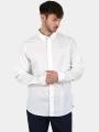 Timberland Long Sleeve Stretch Poplin Shirt férfi hosszú ujjú ing fehér színben 1