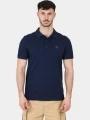 Timberland Pique Short Sleeve Polo férfi galléros póló sötétkék színben 1
