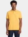 Timberland Pique Short Sleeve Polo férfi galléros póló sárga színben 1