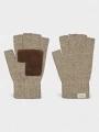 Barts Vidat Fingerless Gloves férfi kesztyű barna színben 1