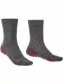 Bridgedale Lightweight Merino Performance Boot férfi túrazokni szürke színben 1