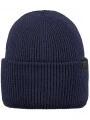 Barts Haveno Beanie kötött sapka sötétkék színben 1