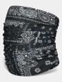 Barts Multicol Paisley Mix csősál fekete színben 1