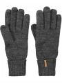 Barts Fine Knitted Gloves női kesztyű szürke színben 1