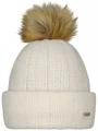 Barts Civana Beanie női bojtos sapka fehér színben 1