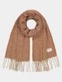 Barts Josephyne Scarf női sál barna színben 1