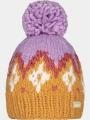 Barts Curley Beanie női bojtos sapka narancssárga színben 1