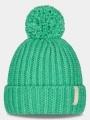 Barts Joansy Beanie női bojtos sapka zöld színben 1