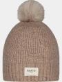 Barts Macawa Beanie női bojtos sapka barna színben 1