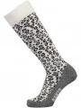Barts Skisock Animal Print női sízokni fehér színben 1