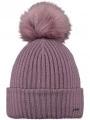 Barts Kenzie Beanie női bojtos sapka lila színben 1