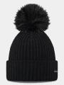 Barts Kenzie Beanie női bojtos sapka fekete színben 1
