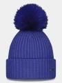 Barts Kenzie Beanie női bojtos sapka kék színben 1