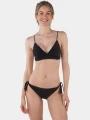 Barts Solid Cheeky Bum Side Ties női bikini alsó fekete színben 1