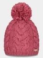 Barts Kelle Beanie női bojtos sapka rózsaszín színben 1