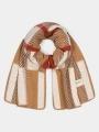 Barts Bliblock Scarf női sál barna színben 1