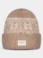 Barts Negomba Beanie női kötött sapka barna színben 1