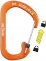 Niteize SlideLock® reteszelhető alumínium karabiner #4 karabiner narancssárga színben 1