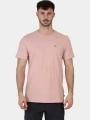 Fjallraven Hemp Blend T-shirt M férfi rövid ujjú póló rózsaszín színben 1