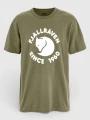 Fjallraven Fjällräven Relaxed T-Shirt M férfi rövid ujjú sport póló oliva színben 1