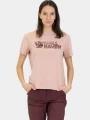 Fjallraven Lush Logo T-shirt W női rövid ujjú póló rózsaszín színben 1