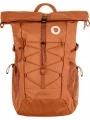 Fjallraven Abisko Hike Foldsack túrahátizsák narancssárga színben 1