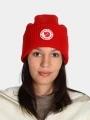 Fjallraven 1960 Logo Hat kötött sapka piros színben 1