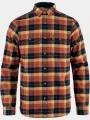 Fjallraven Singi Heavy Flannel Shirt M férfi hosszú ujjú ing narancssárga színben 1