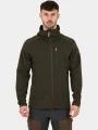 Fjallraven Keb Fleece Hoodie M férfi kapucnis pulóver zöld színben 1