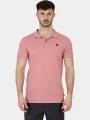 Fjallraven Övik Polo Shirt M férfi galléros póló rózsaszín színben 1