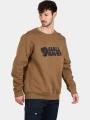Fjallraven Fjällräven Logo Sweater M férfi pulóver barna színben 1