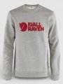 Fjallraven Fjällräven Logo Sweater M férfi pulóver szürke színben 1
