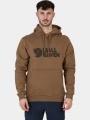 Fjallraven Fjällräven Logo Hoodie M férfi kapucnis pulóver barna színben 1