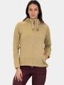 Fjallraven Övik Fleece Hoodie W női kapucnis pulóver homok színben 1